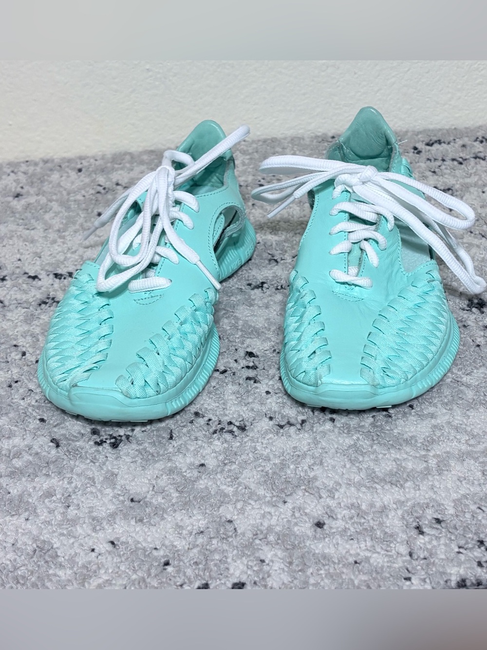 Nike Free Inneva Artisan Teal Woven Running Shoes Womens Sz 6.5 813069 Laces - Picture 2 of 8